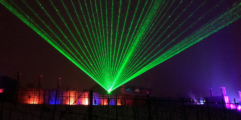 Weinbergnacht Lasershow